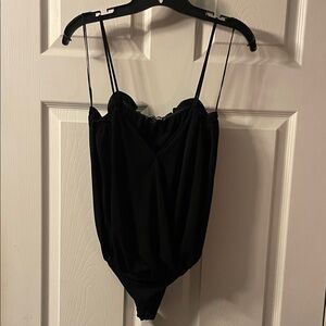 Express Black Strappy Bodysuit